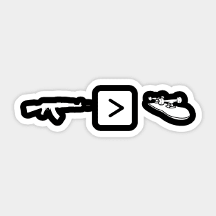 Ar Skateboard Sticker